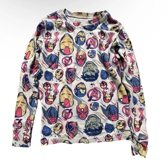 GAP Kids Character Print Pajama Set - Multicolor and Blue - Picture 2 of 4